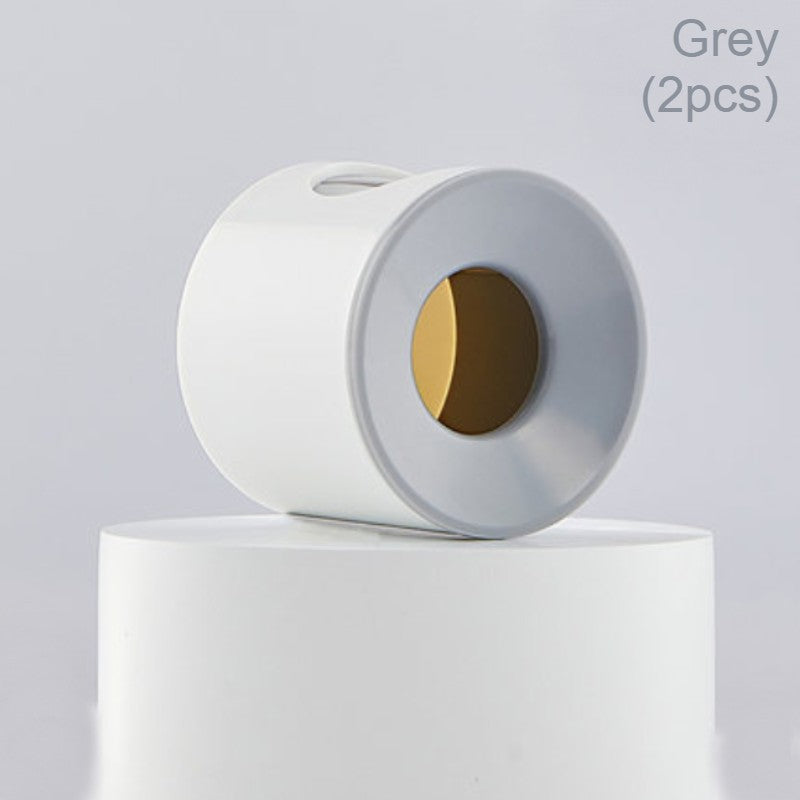 Support mural pour brosse à dents avec ventilation et poignée