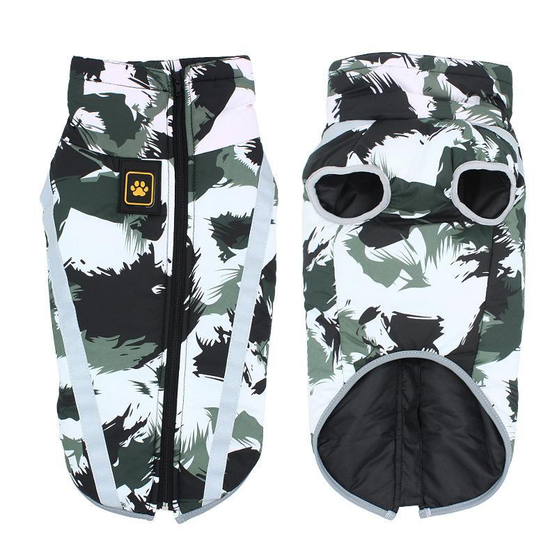 Manteau imperméable pour chien pour l'hiver - Veste respirante pour animaux de compagnie