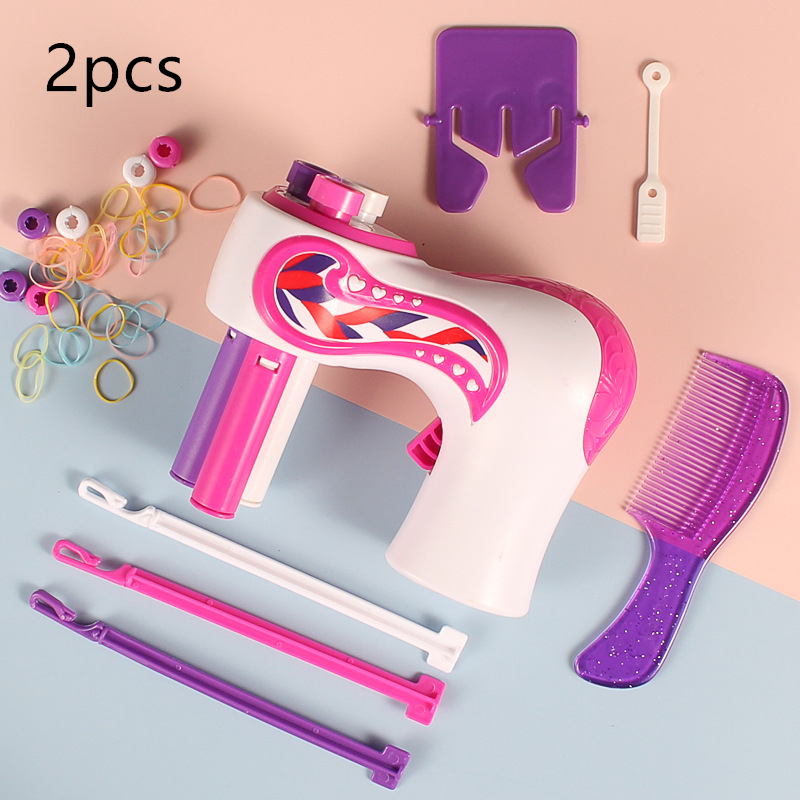 Kit de tresses faciles pour enfants avec perles et accessoires