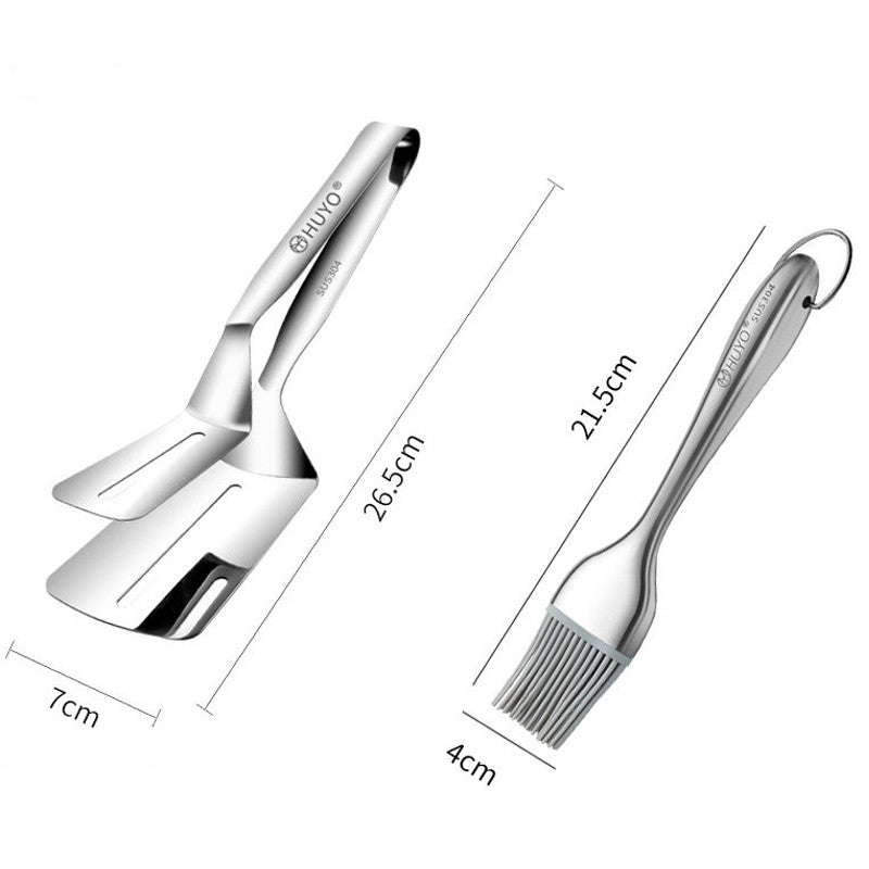 Spatule-pince en acier inoxydable de qualité supérieure pour la cuisine