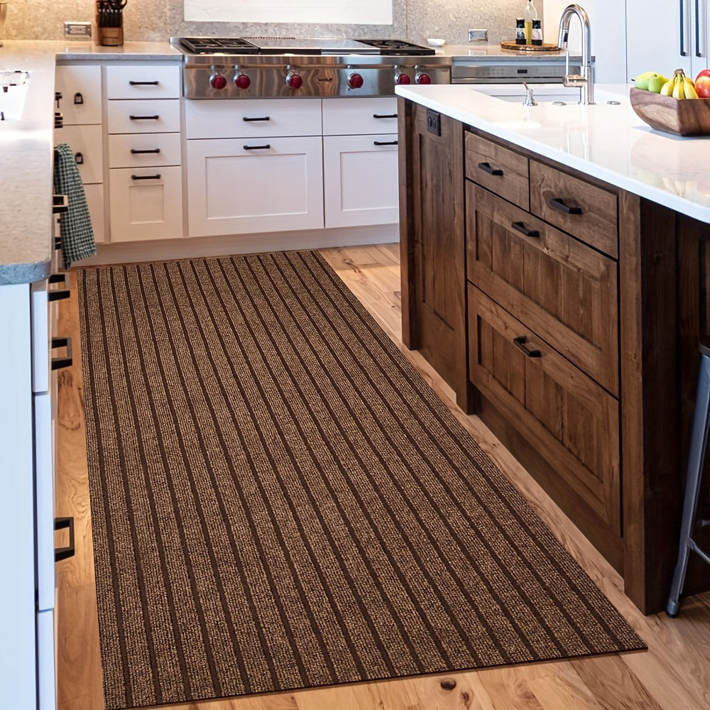 Tapis de couloir antidérapant pour intérieur et extérieur