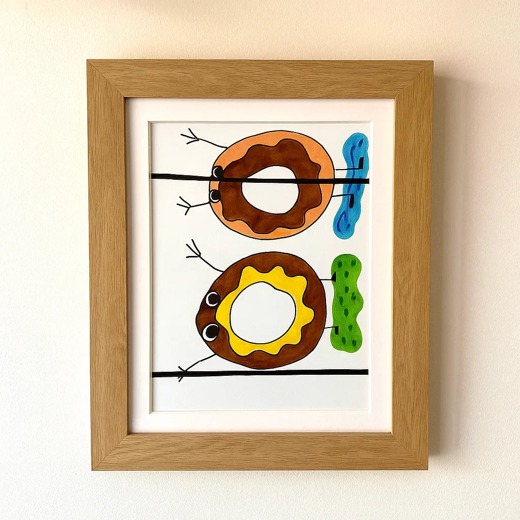 Cadre photo rustique en bois