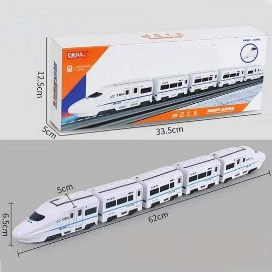 Circuit de train électrique amusant pour enfants avec lumières et sons