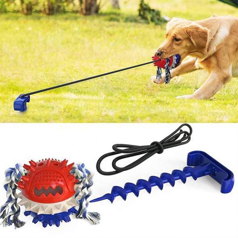 Jouet amusant pour animaux de compagnie : balle en corde