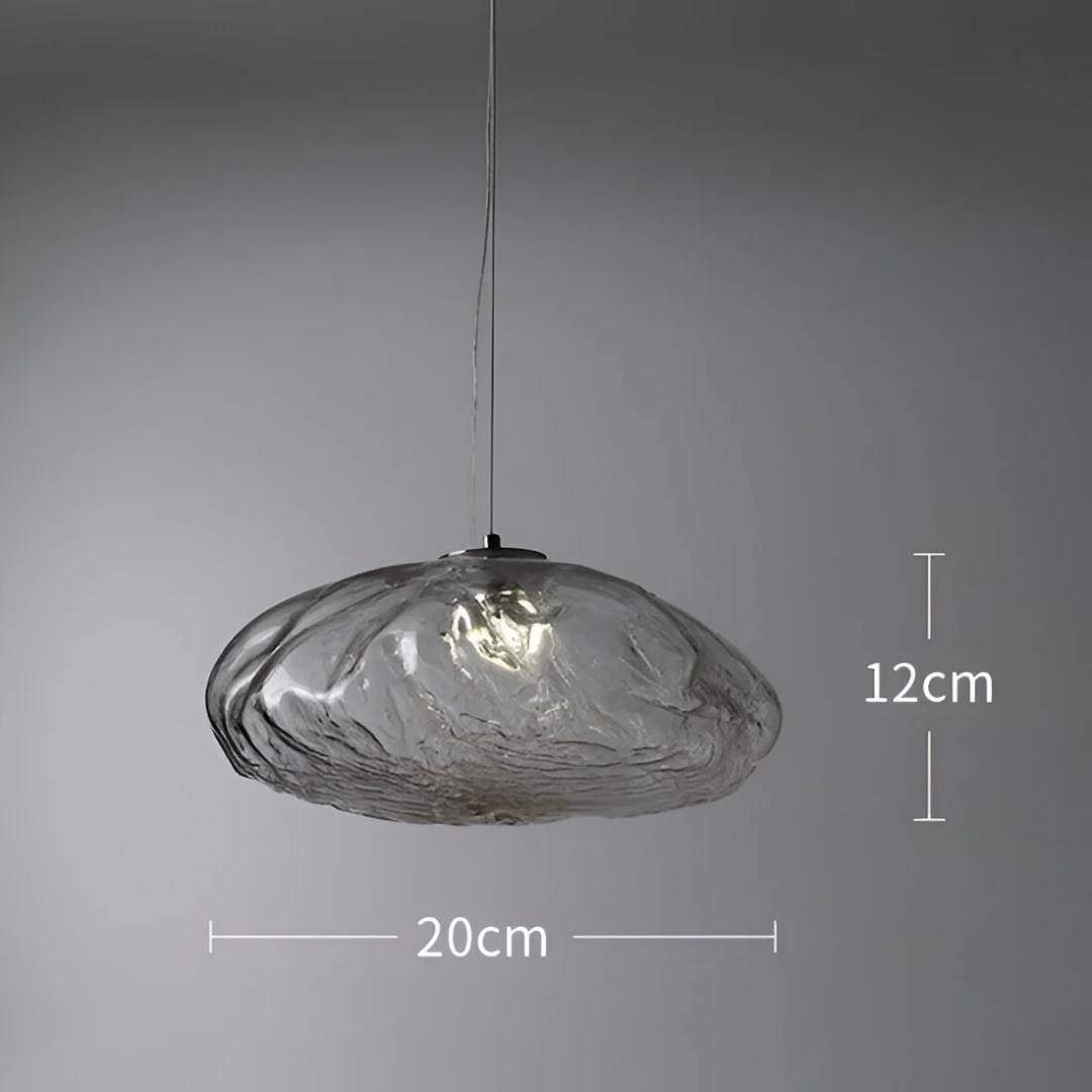 Suspension blanche unique