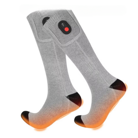 Chaussettes chauffantes électriques rechargeables et chaudes pour l'hiver