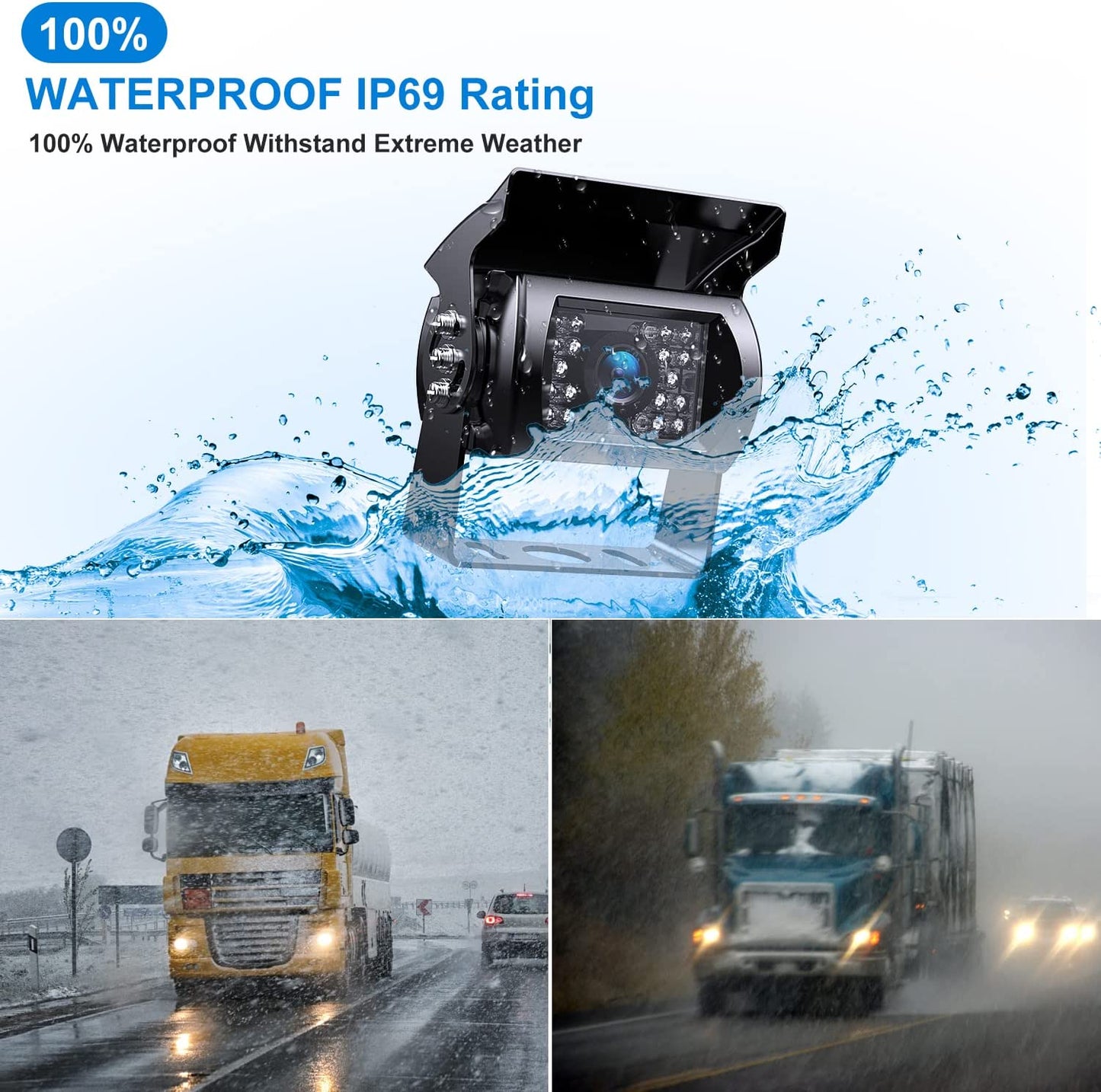Wireless Rear View Camera for Trucks and Trailers