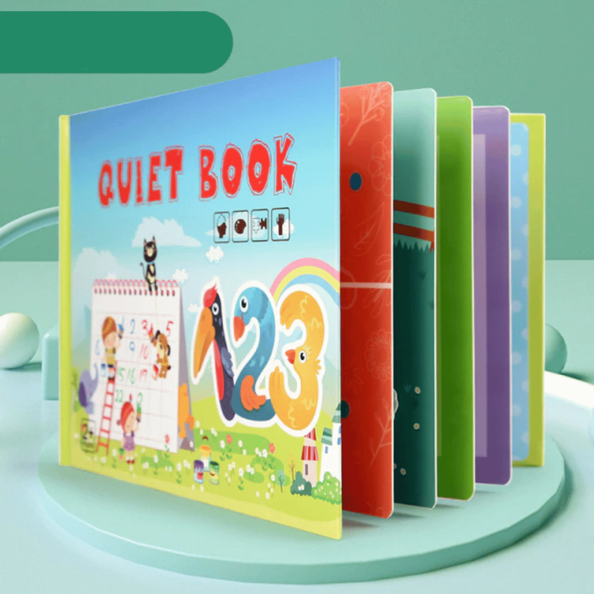 Livre d'activités ludiques et éducatives pour les tout-petits