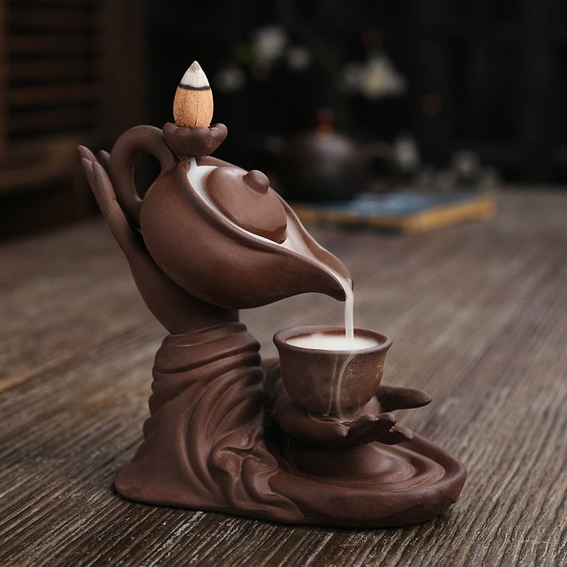 Calming Herbal Backflow Incense Holder - Halri