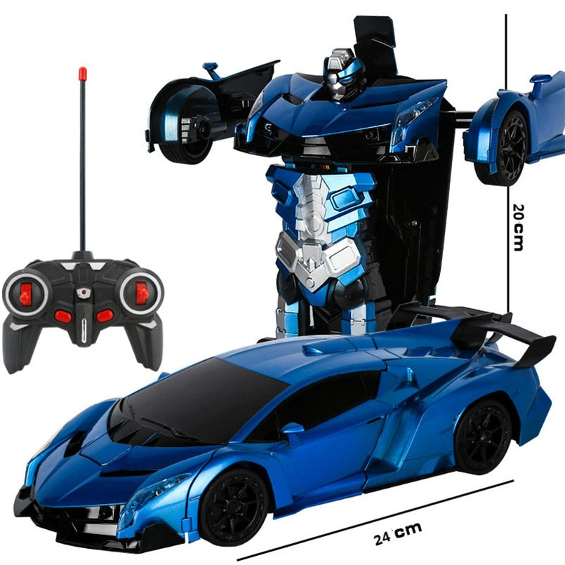 Voiture télécommandée transformable 2 en 1 à grande vitesse