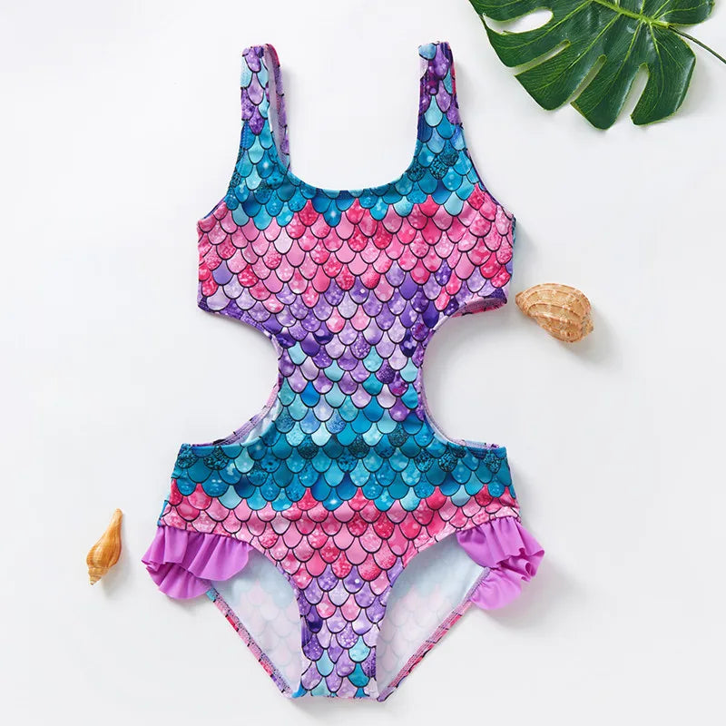 Ensemble mini bikini de bain mignon pour filles