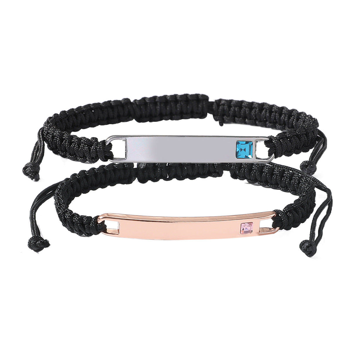 Ensemble de bracelets magnétiques en forme de cœur personnalisables