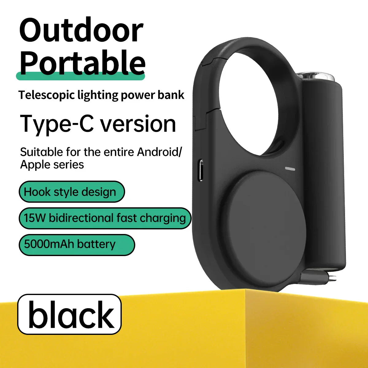 Chargeur de batterie externe portable double USB pour voyage