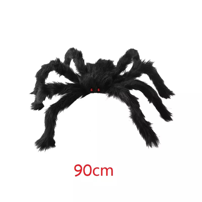 Grande décoration d'Halloween araignée effrayante