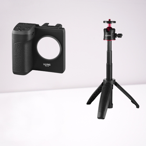 Stabilisateur de téléphone portable avec LED et lumière intégrée