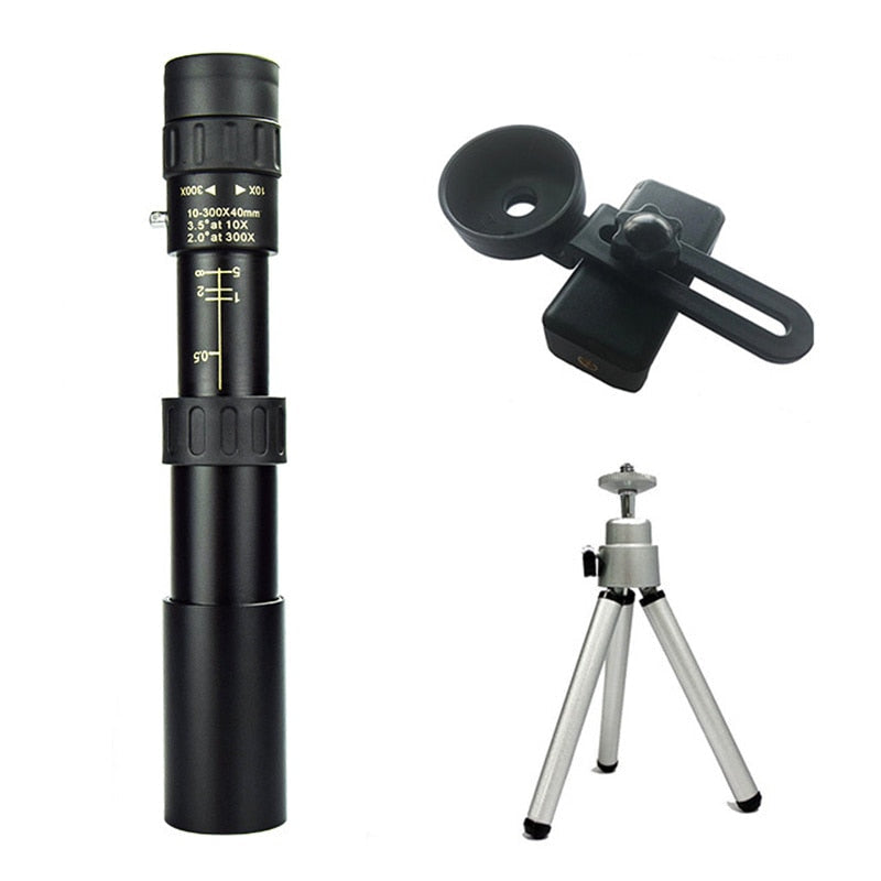 Télescope optique haute puissance 10-300X