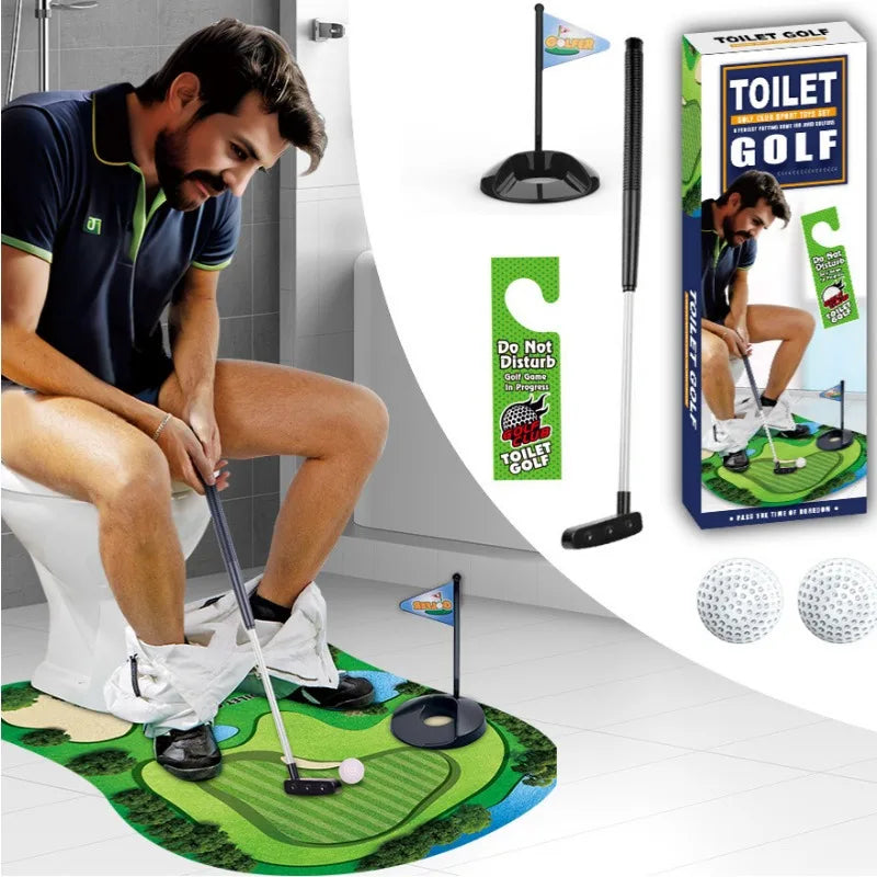 Funny Bathroom Golf Kit for Men - Halri