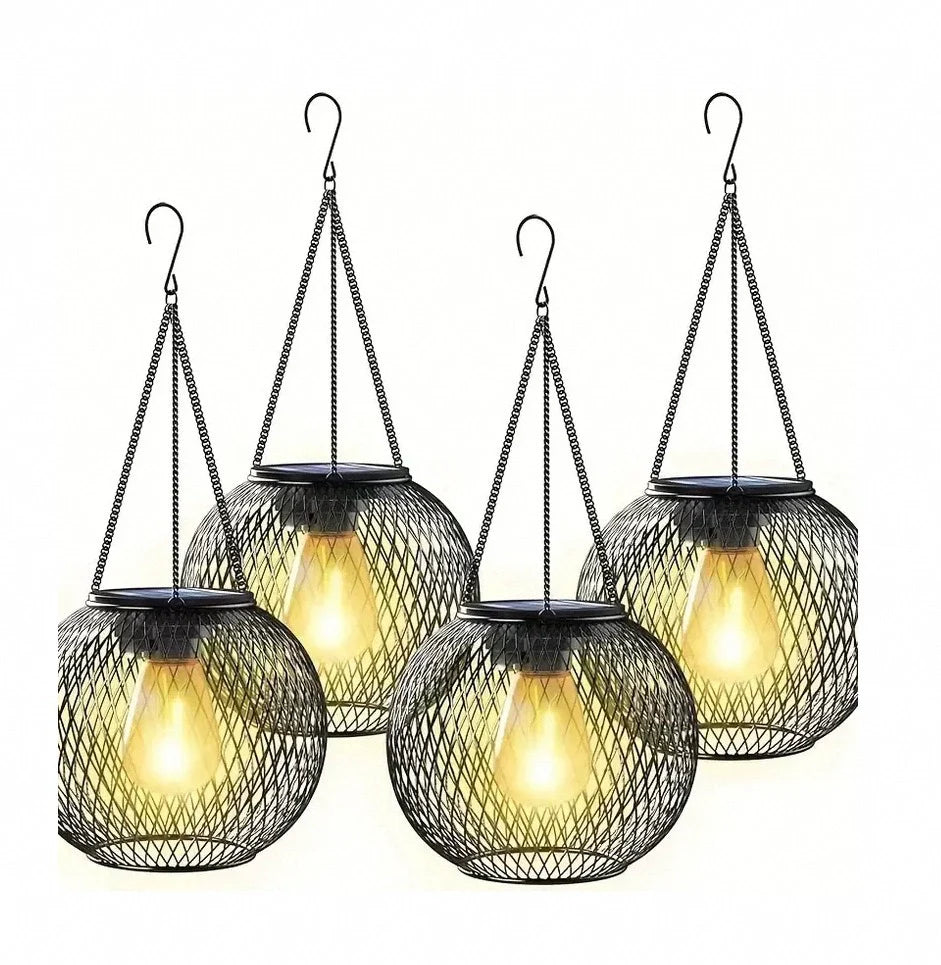 Lanterne solaire d'extérieur résistante aux intempéries