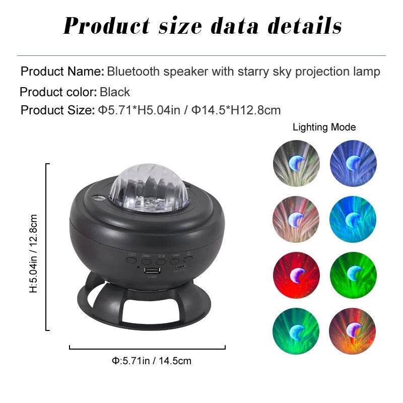 Lampe d'ambiance LED Ciel nocturne coloré