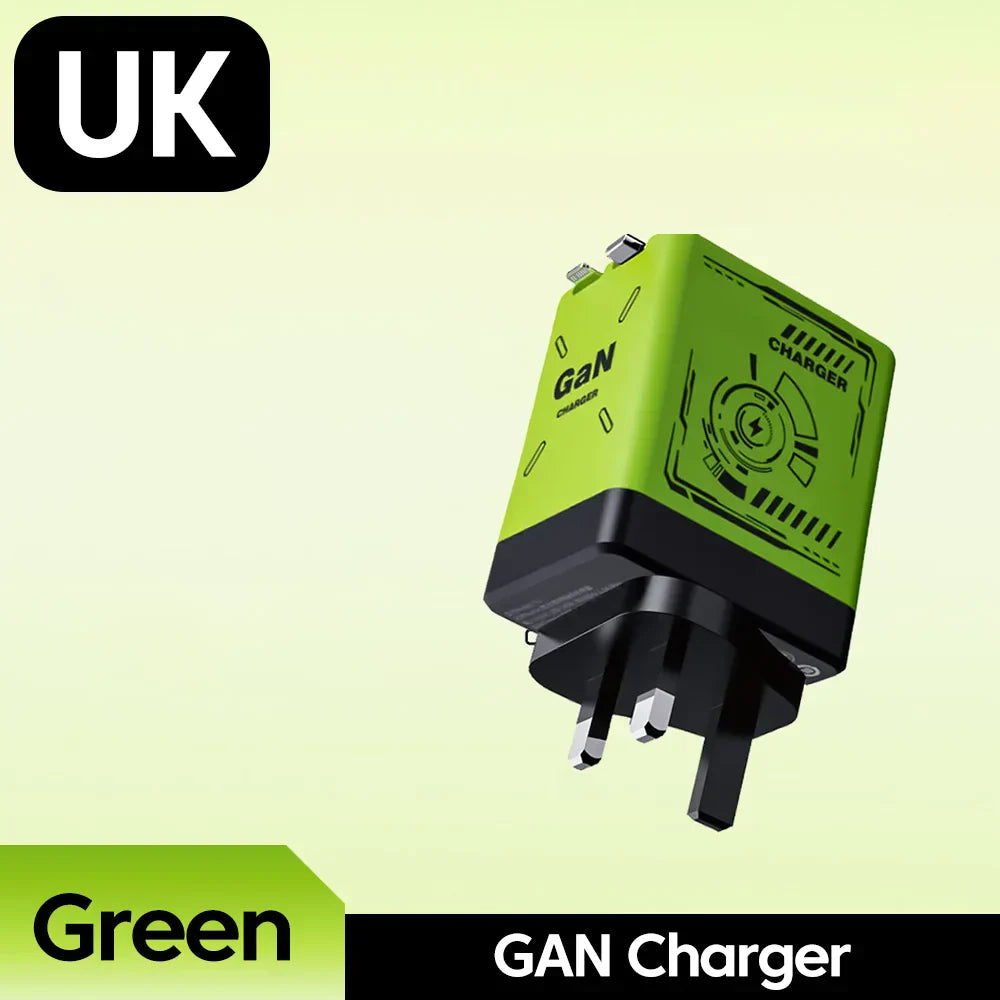 Chargeur portable rétractable rapide de 120 W
