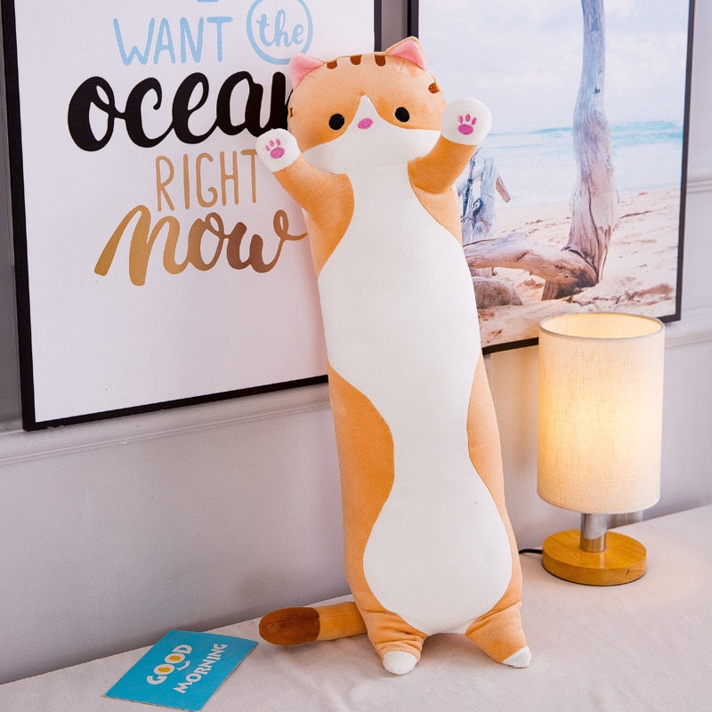 Coussin en forme de chat mignon