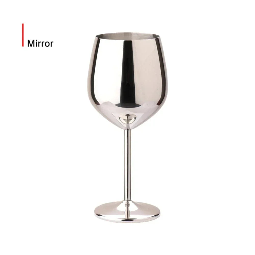 Verre à vin de luxe en métal