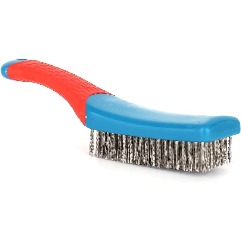 Heavy Duty Stainless Steel Wire Brush with Comfort Grip - Halri