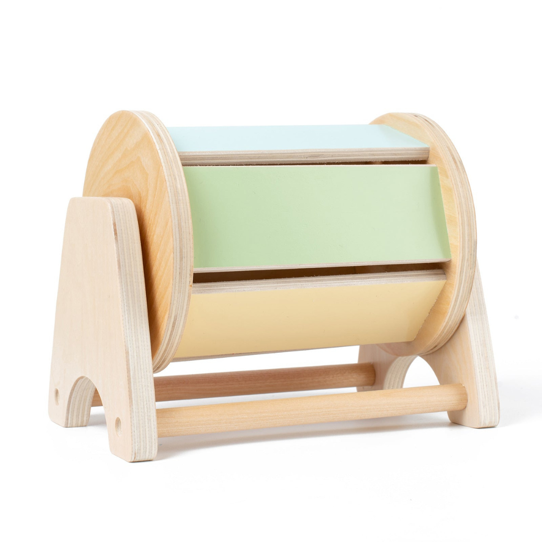 Boîte de rangement pour jouets en bois à usage éducatif