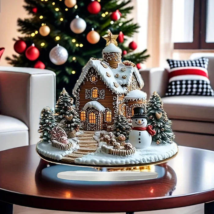GingerGlow Mini Snowman Acrylic House Decoration - Halri