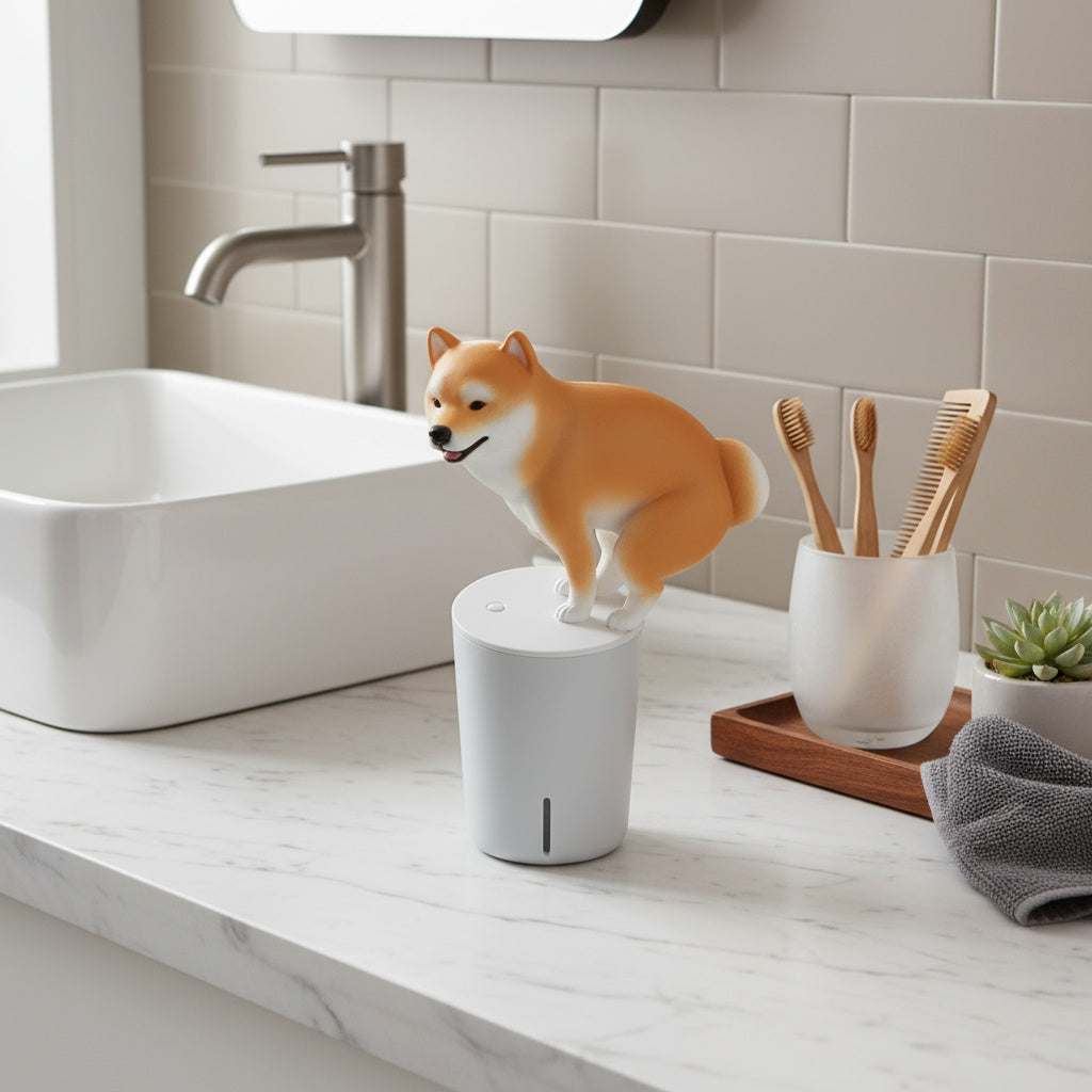 Distributeur automatique de savon pour les mains compatible avec les animaux domestiques