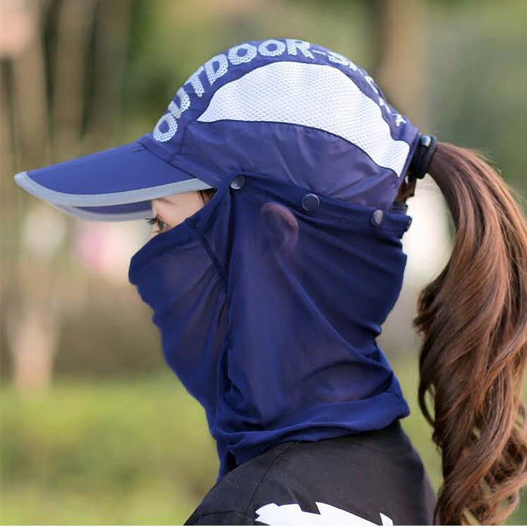 Chapeau de soleil portable avec protection solaire UPF