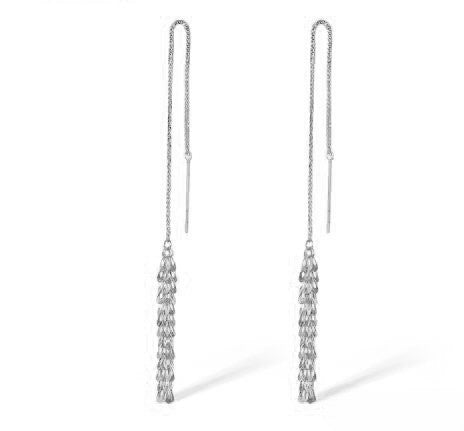 Magnifiques boucles d'oreilles pendantes à perles