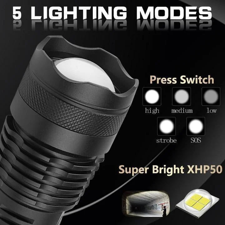 High Power Rechargeable LED Torch Light