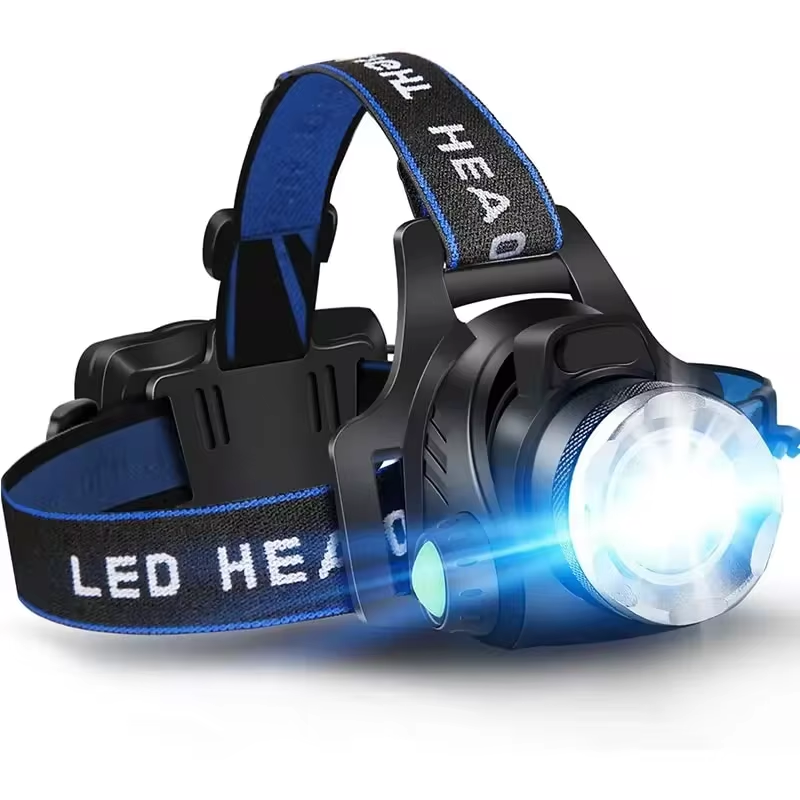 Bright Rechargeable LED Head Torch Light - Halri