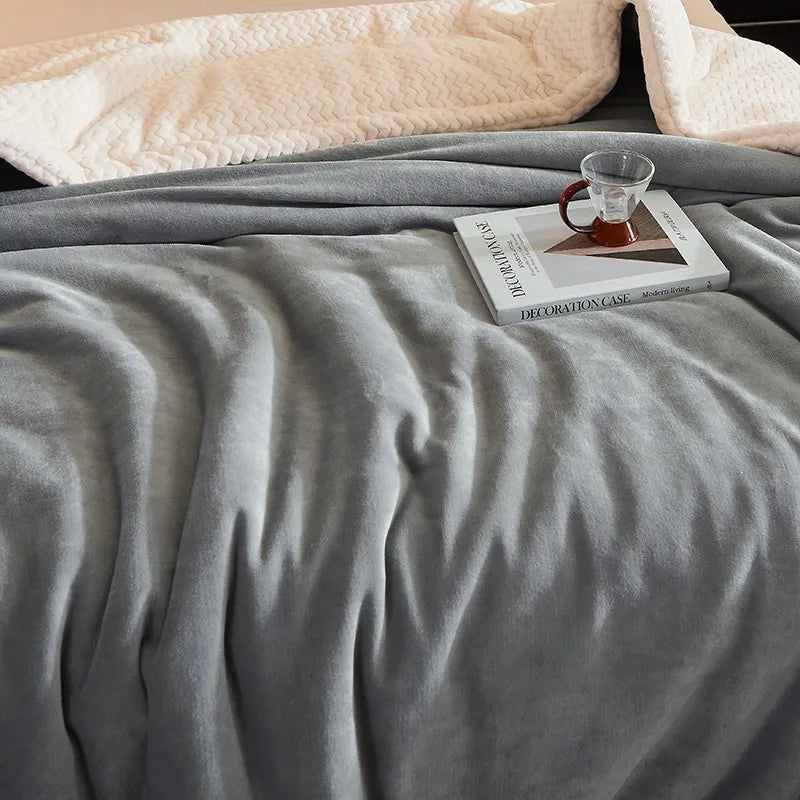 Couverture polaire douce et moelleuse