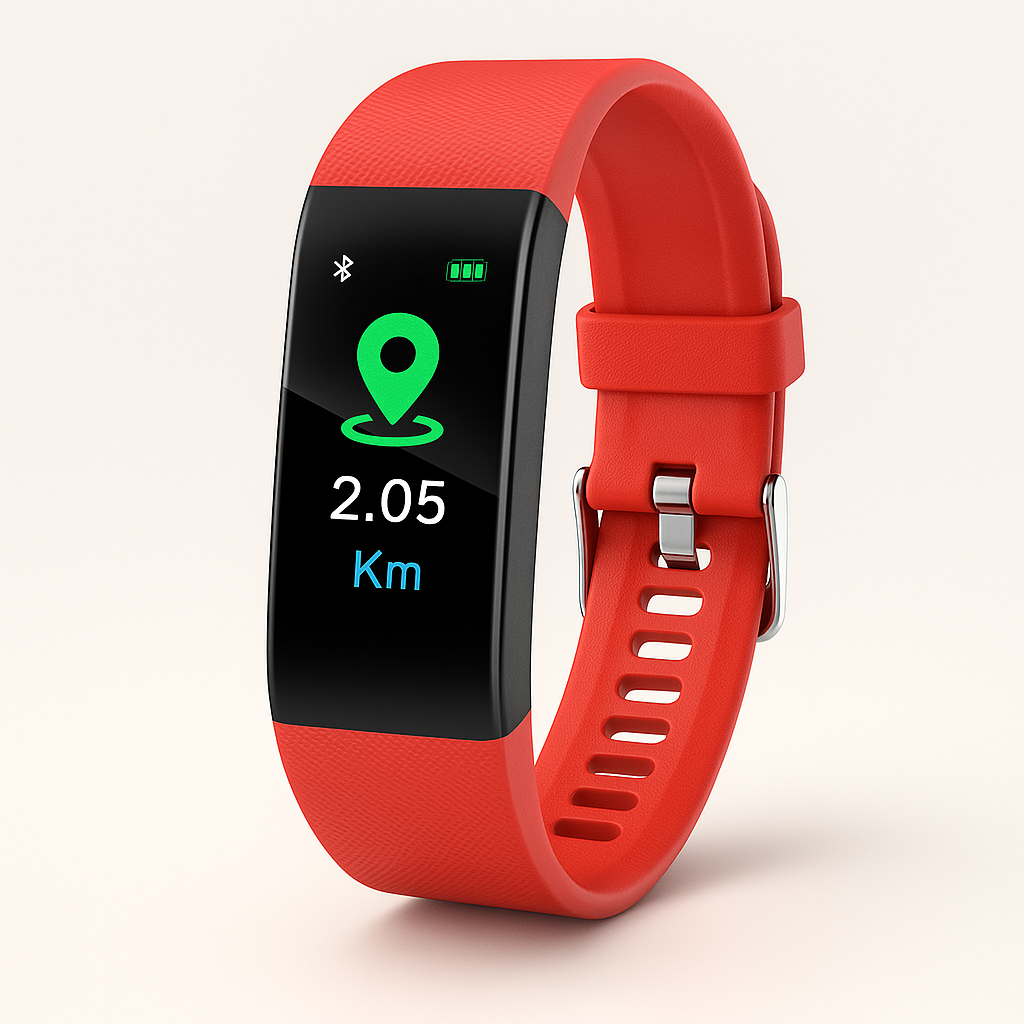 Montre connectée de fitness pour seniors facile à utiliser avec moniteur de santé