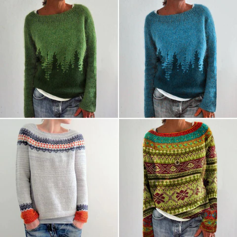 Vintage Style Ladies Sweater