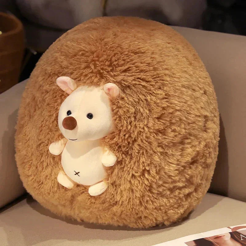 Adorable peluche hérisson câline