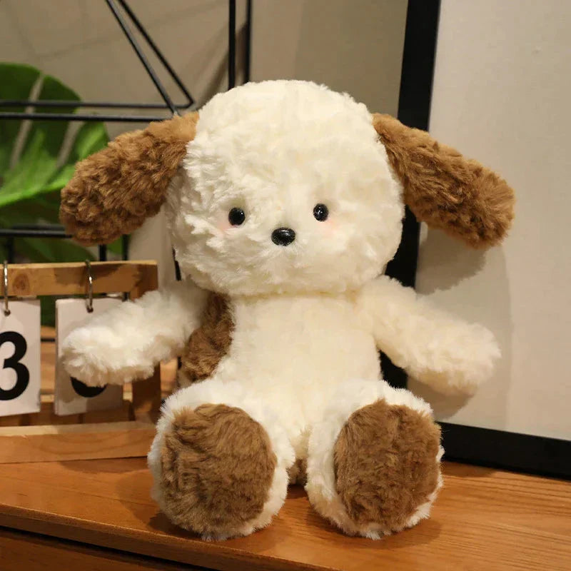 Peluche Snug Bunny et Chiot Amis