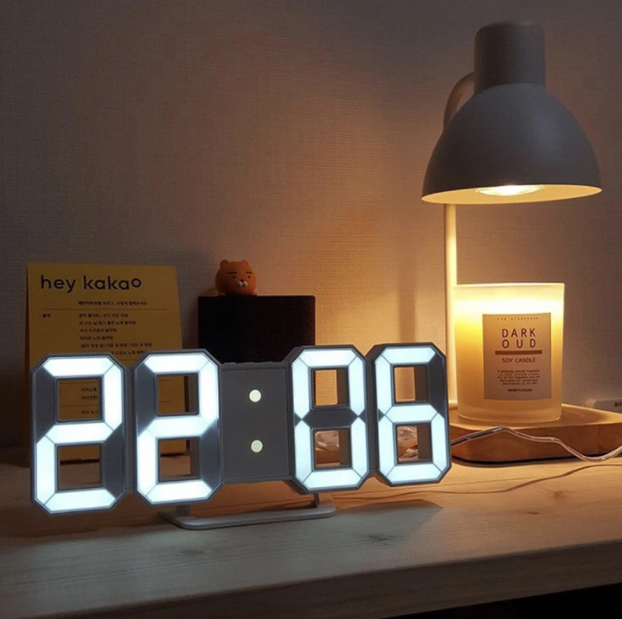 Smart 3D LED Alarm Clock - Halri