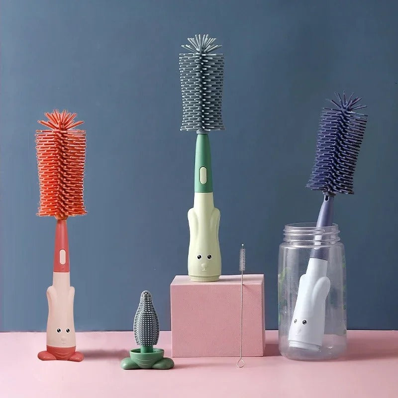 Brosse de nettoyage facile 3 en 1 pour biberons