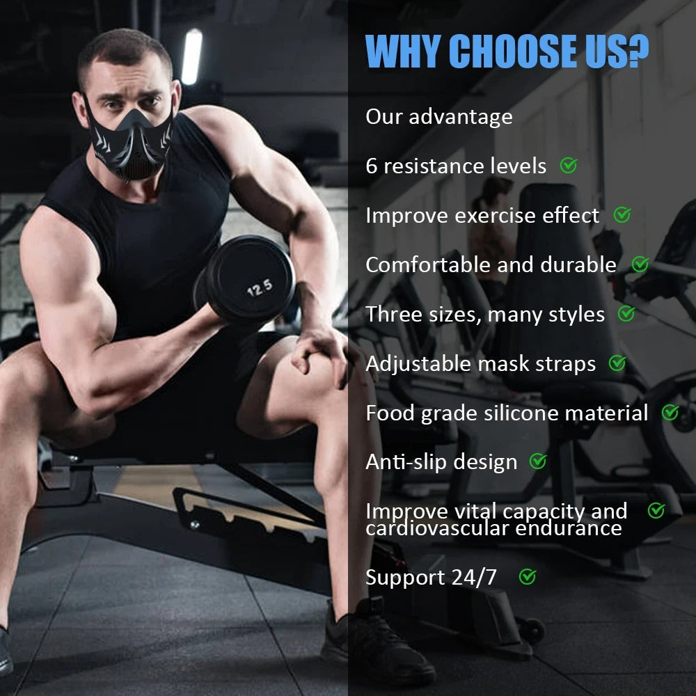 Breathing Workout Mask for Endurance Training