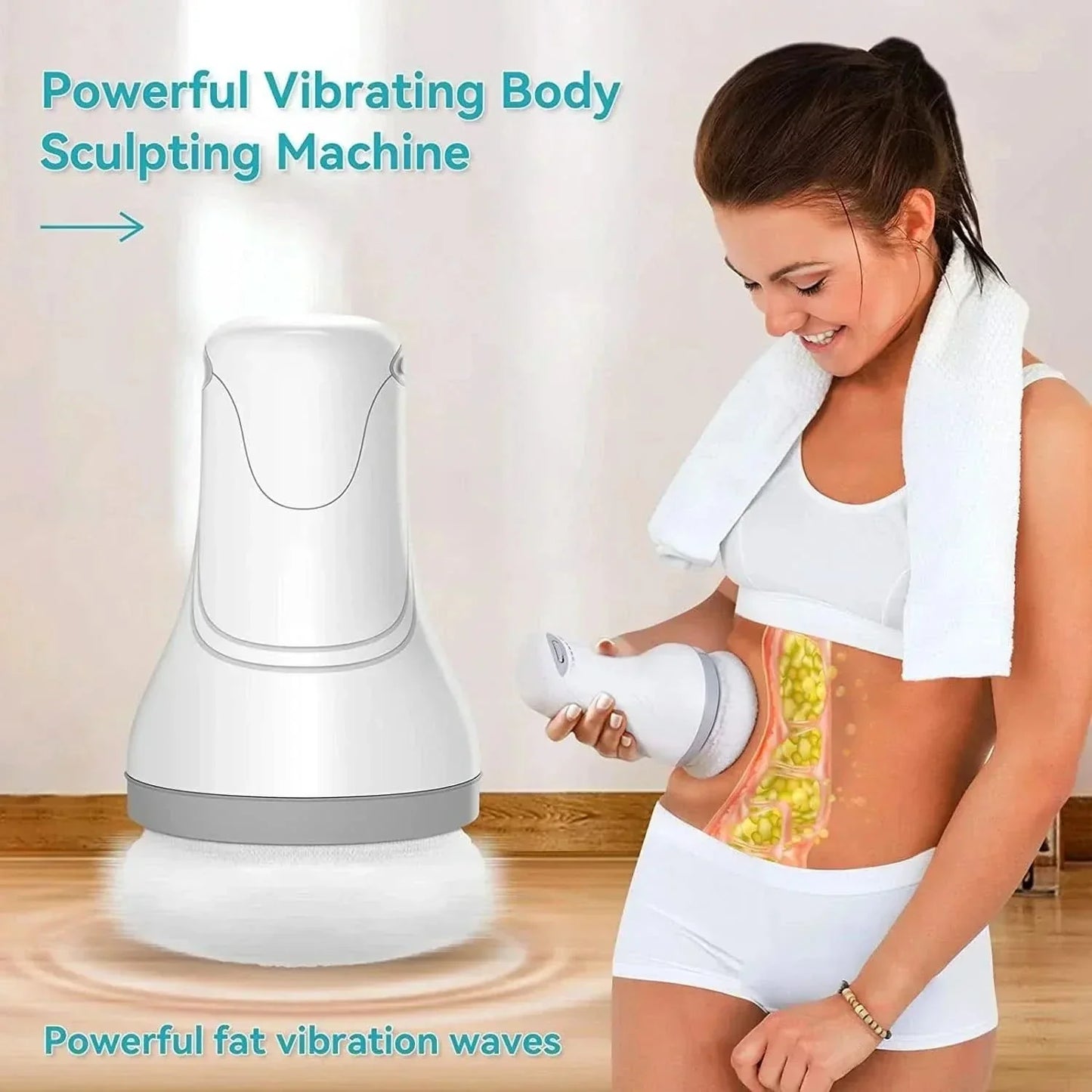 Pro Body Massager with 6 Interchangeable Heads - Halri