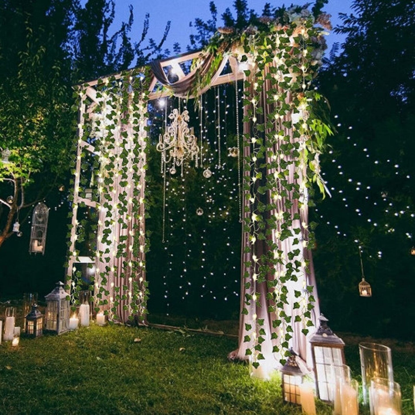 Outdoor Solar String Lights Waterproof LED Garden Decor - Halri