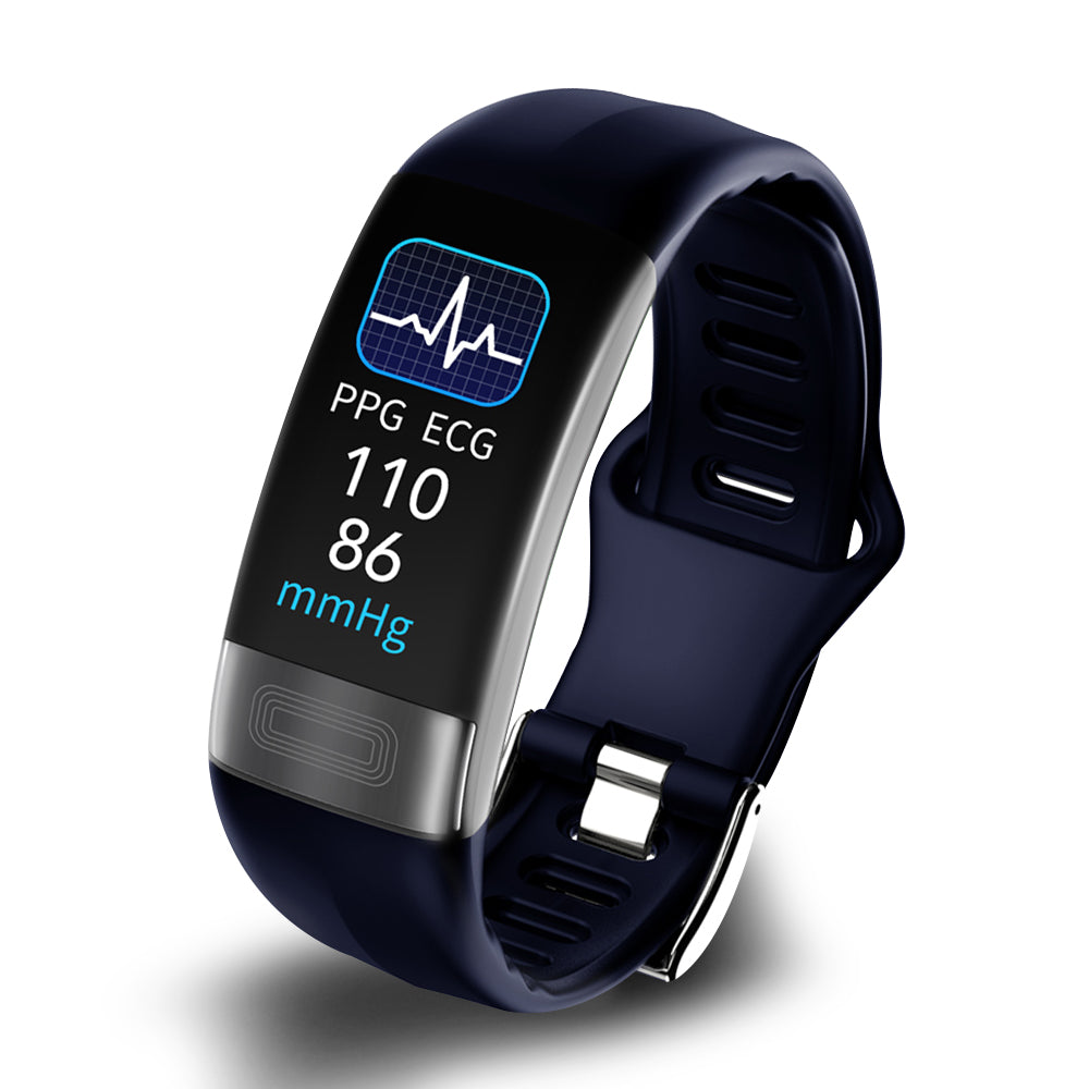 Bracelet connecté précis pour le suivi de la condition physique, avec ECG et moniteur d'oxygène.
