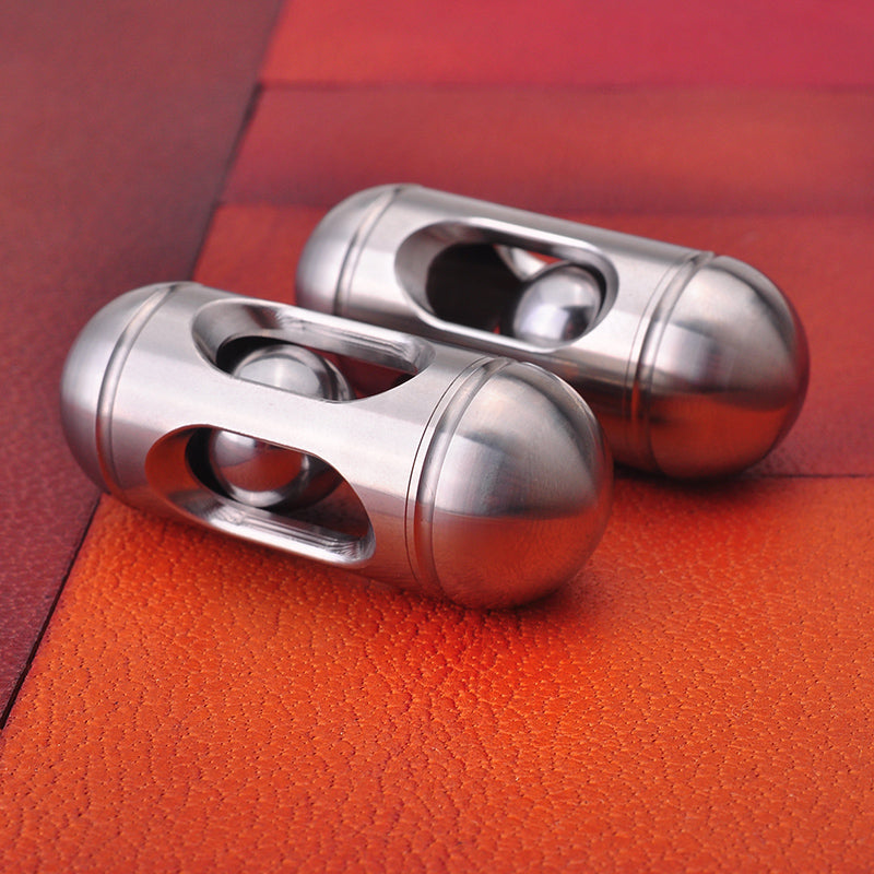 Compact Stainless Steel Fidget Spinner Toy - Halri