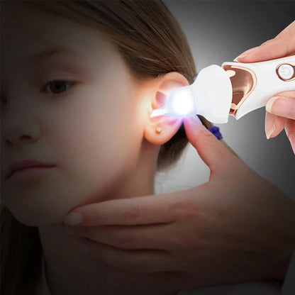 Rechargeable Ear Cleaner with Gentle Silicone Buds