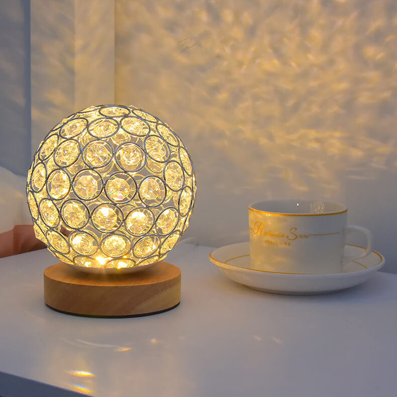 Lampe de bureau USB compacte à lumière douce et chaude
