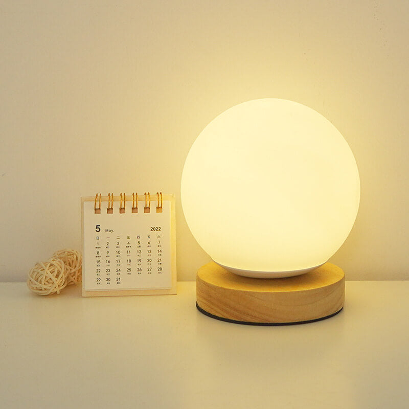 Lampe de bureau USB compacte à lumière douce et chaude