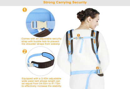 4-in-1 Newborn Baby Carrier With Breathable Ergonomic Adjustable Backpack - Until Times Up